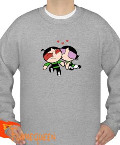 buttercup kissing butch sweatshirt