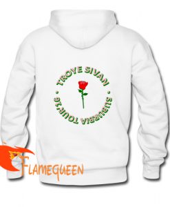 troye sivan rose hoodie back