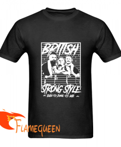 british strong style t shirt