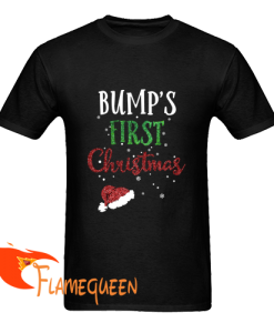 bump' s first christmas with santa t shirt