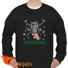 star wars darth vader striped scarf ugly sweatshirt