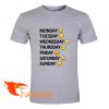 one week emoji t shirt