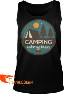 Camping Makes Me Happy Tanktop 1