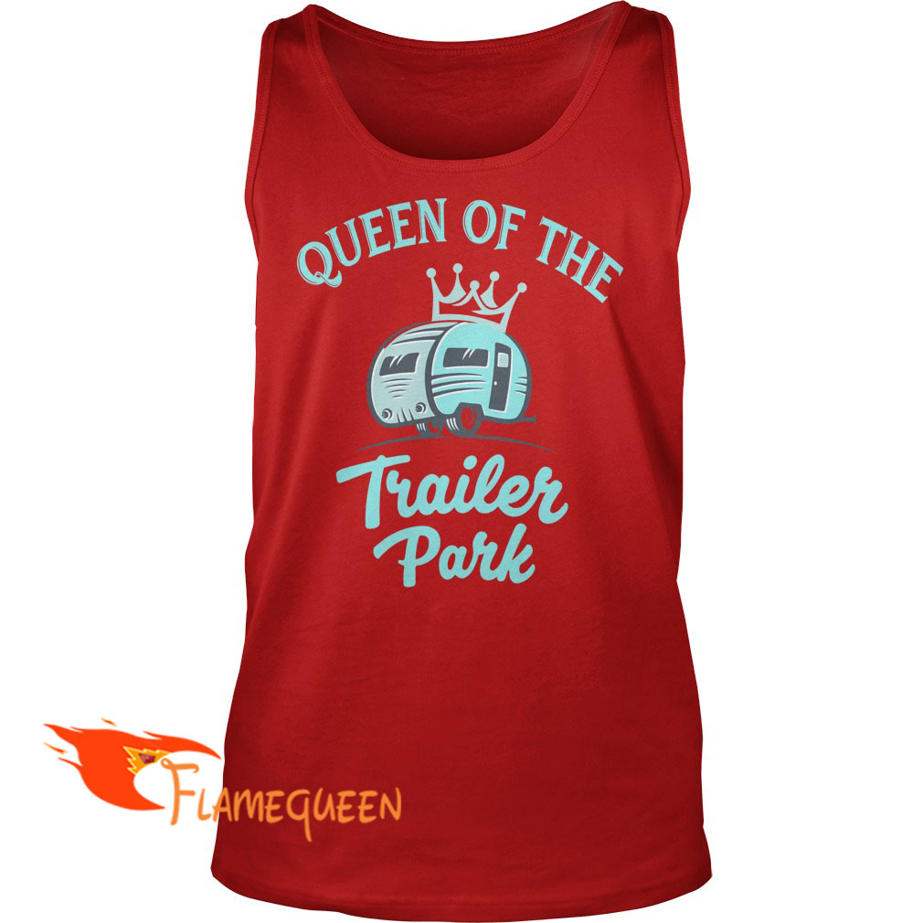 Camping Queen Of The Trailer Park Tanktop