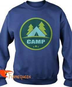 Camping Tent Camp Sweat Shirt