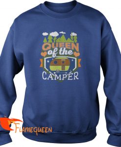 Queen Of The Camper Camping Sweat Shirt