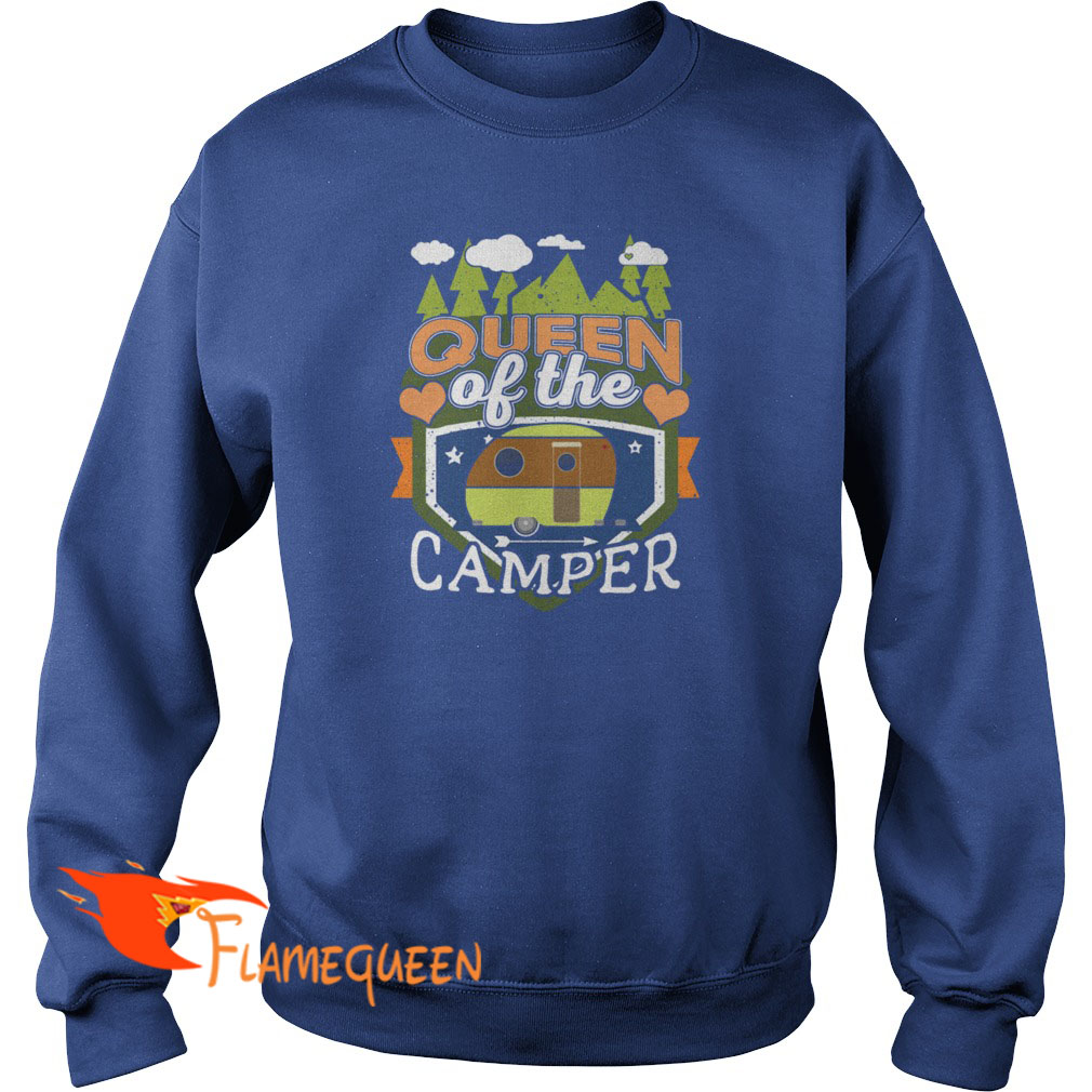 Queen Of The Camper Camping Sweat Shirt