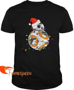 Xmas Lights Christmas Robot T-shirt copy