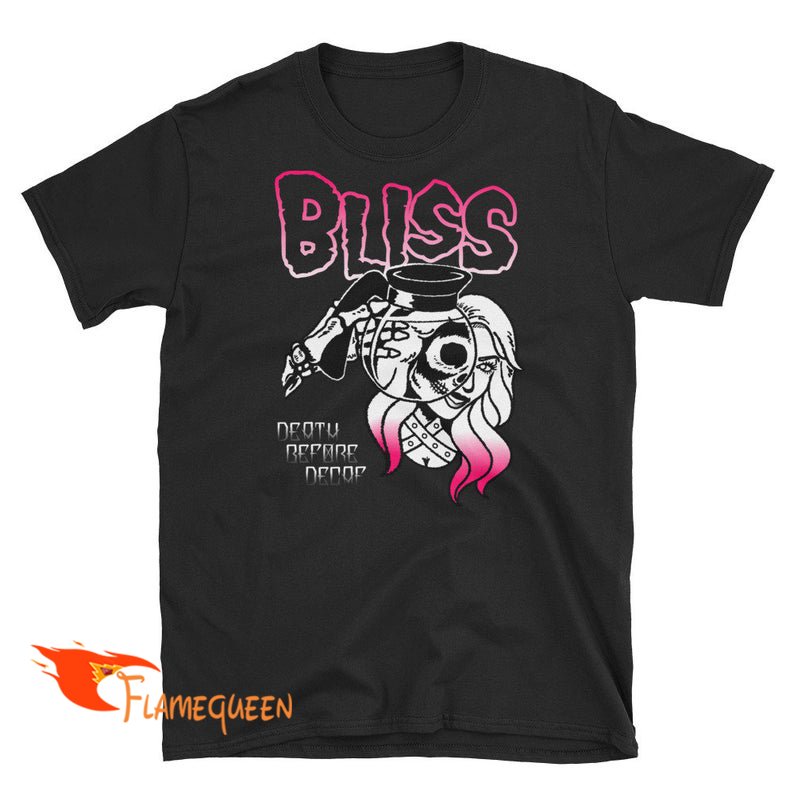 BLISS Death Before Decaf T-shirt