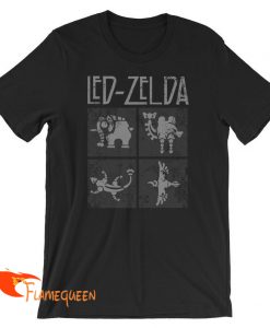 Legend of Zelda Breath of the Wild Led Zeppelin Devine Beasts T-Shirt