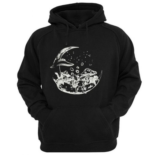 alien on the moon hoodie