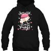 Just A Girl Who Loves Frogs Floral hoodie Na