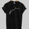 Kobe Bryants signature T-shirt