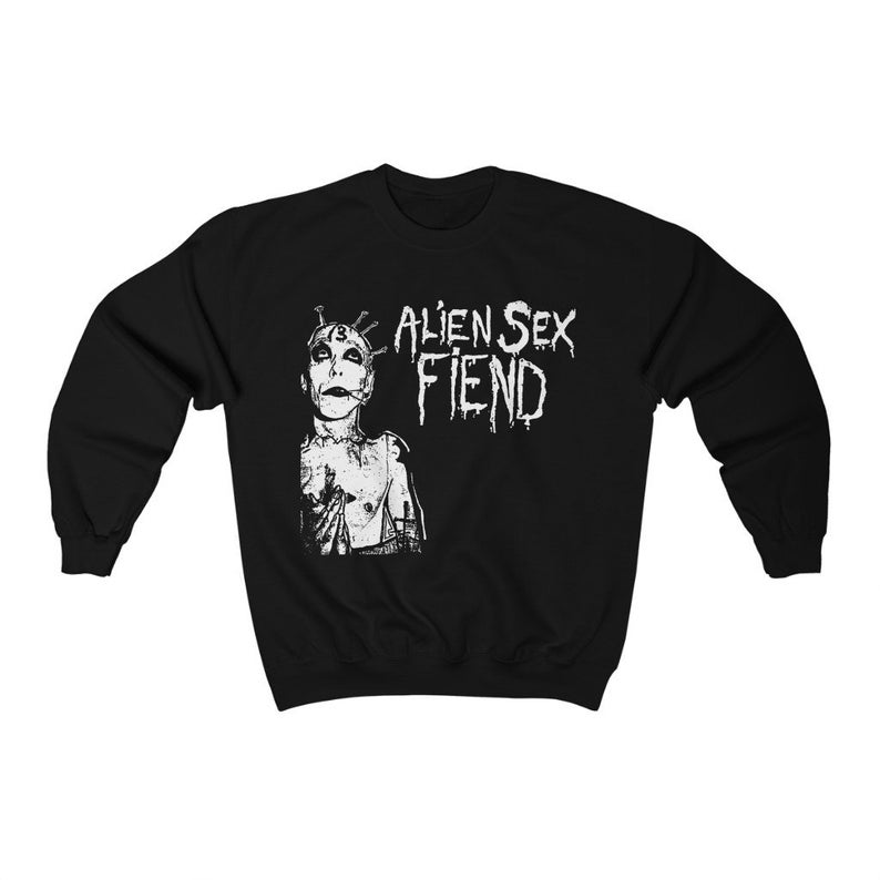 Alien Sex Fiend Logo Unisex Crewneck Sweatshirt NA