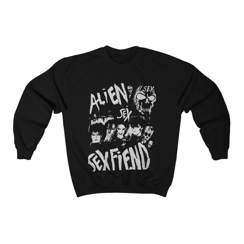 Alien Sex Fiend Unisex Crewneck Sweatshirt NA