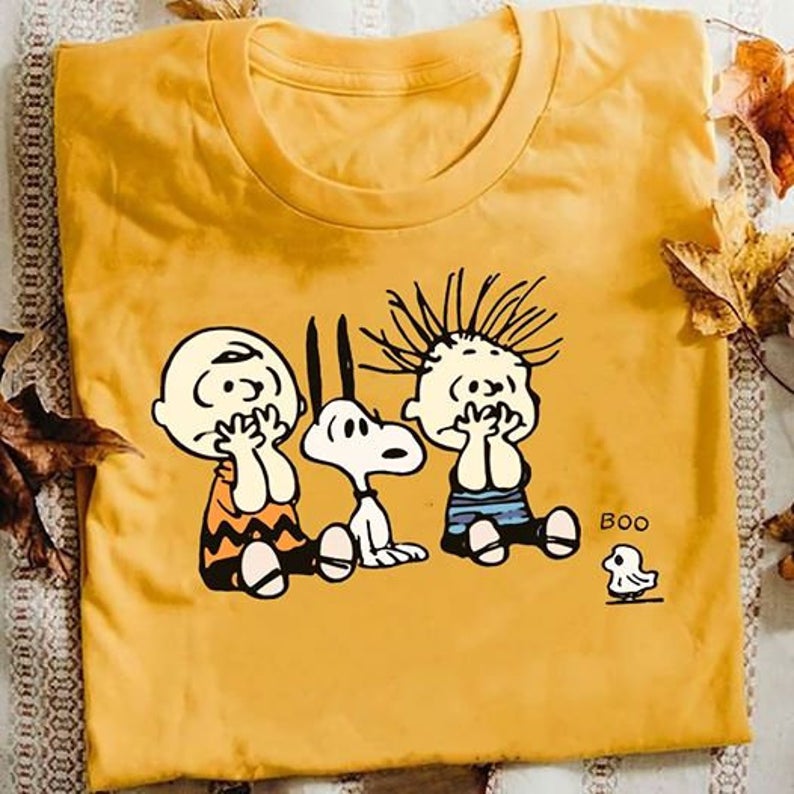 Funny Boo Scared Halloween T-Shirt NA