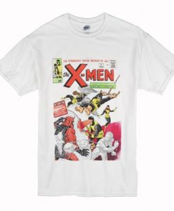 X Men Superheroes Vintage Comic Cover Marvel T Shirt NA