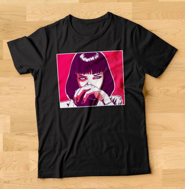 Virgin Mary Pulp Fiction Mia Wallace T Shirt Na 6131