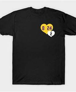 8 24 2 Kobe & Gigi in Hearts t shirt NA