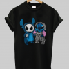 Stitch And Jack Skellington Funny Best Friends Vintage T-Shirt NA