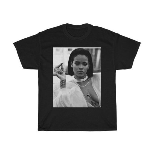 Rihanna Fenty B&W Aesthetic Unisex T-shirt NA