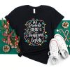 My favorite color is Christmas lights t shirt NA