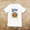 1975 Miller Lite Beer logo Miller Lite Brewing Beer White Classic Mens Vintage white T-Shirt