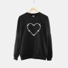 Barbed Wire Heart Goth Sweatshirt