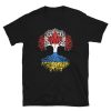 Canadian Grown with Ukrainian Roots - Canada Ukraine Flag Tree T-Shirt