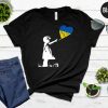 Pray for Ukraine Banksy Peace Shirt