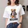 Vintage Moschino Robot Gangster Bear Cute Shirt