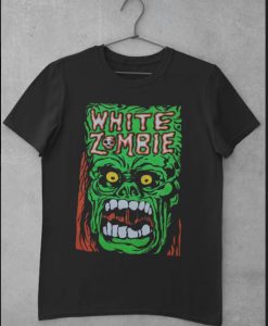 White Zombie Monster Yell T Shirt