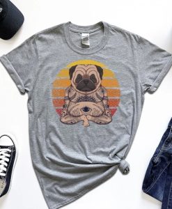 Yoga Lover Gift Dog Lover Shirt - Bulldog Yoga Shirt